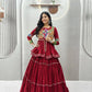 Gamthi Mirror Tiered Koti Lehenga