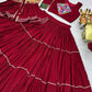Gamthi Mirror Tiered Koti Lehenga