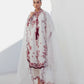 Ivory Crimson Vine Kurta Set