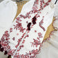 Ivory Crimson Vine Kurta Set