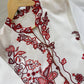 Ivory Crimson Vine Kurta Set