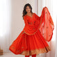 Sequin Embroidered Anarkali Set