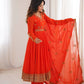 Sequin Embroidered Anarkali Set
