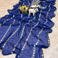 Royal Blue Embroidered Ready to Wear Saree