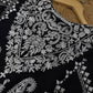 Black White Embroidered Kurta Set