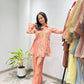 Sequin Floral Shrug Co-ord Set