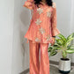 Sequin Floral Shrug Co-ord Set
