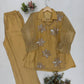 Sequin Floral Shrug Co-ord Set