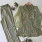 Sequin Floral Shrug Co-ord Set