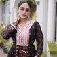 Laheriya Mirror Yoke Gown