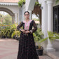 Laheriya Mirror Yoke Gown
