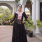Laheriya Mirror Yoke Gown
