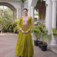 Laheriya Mirror Yoke Gown