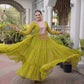 Laheriya Mirror Yoke Gown