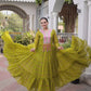Laheriya Mirror Yoke Gown