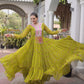 Laheriya Mirror Yoke Gown
