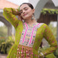 Laheriya Mirror Yoke Gown