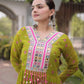 Laheriya Mirror Yoke Gown