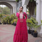 Laheriya Mirror Yoke Gown