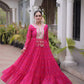Laheriya Mirror Yoke Gown