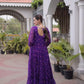Laheriya Mirror Yoke Gown