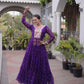 Laheriya Mirror Yoke Gown