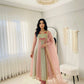 Mustard Panel Embroidered Anarkali