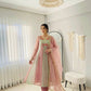 Mustard Panel Embroidered Anarkali