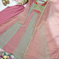 Mustard Panel Embroidered Anarkali