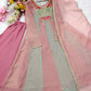 Mustard Panel Embroidered Anarkali