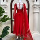 Crimson Thread Sequin Anarkali
