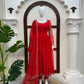 Crimson Thread Sequin Anarkali