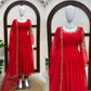 Crimson Thread Sequin Anarkali