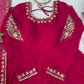 Crimson Thread Sequin Anarkali