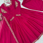 Crimson Thread Sequin Anarkali