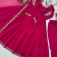Crimson Thread Sequin Anarkali