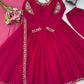 Crimson Thread Sequin Anarkali