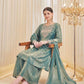 Diamond Georgette Sequin Sharara Suit