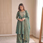 Diamond Georgette Sequin Sharara Suit