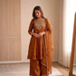 Diamond Georgette Sequin Sharara Suit