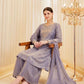Diamond Georgette Sequin Sharara Suit