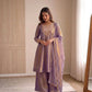 Diamond Georgette Sequin Sharara Suit