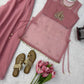 Mauve Ginni Lace Co-ord Set