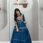 Gamthi Mirror Tiered Koti Lehenga