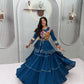 Gamthi Mirror Tiered Koti Lehenga