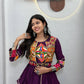 Gamthi Mirror Tiered Koti Lehenga