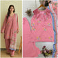 Rose Pink Floral Cutwork Kurta Set