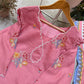 Rose Pink Floral Cutwork Kurta Set
