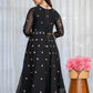Zari Sequin Gorgette Anarkali Gown