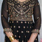 Zari Sequin Gorgette Anarkali Gown